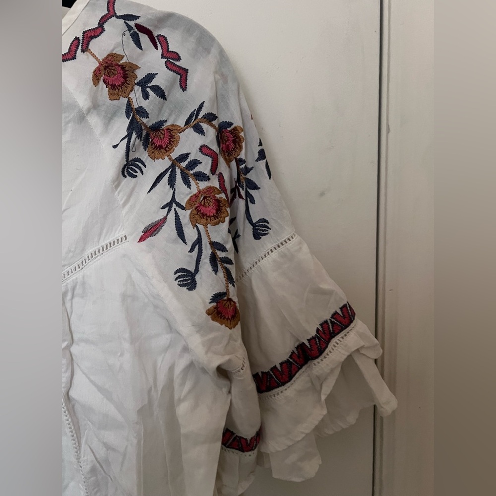 Free People Embroidered Boho Mini Dress - Picture 5 of 6